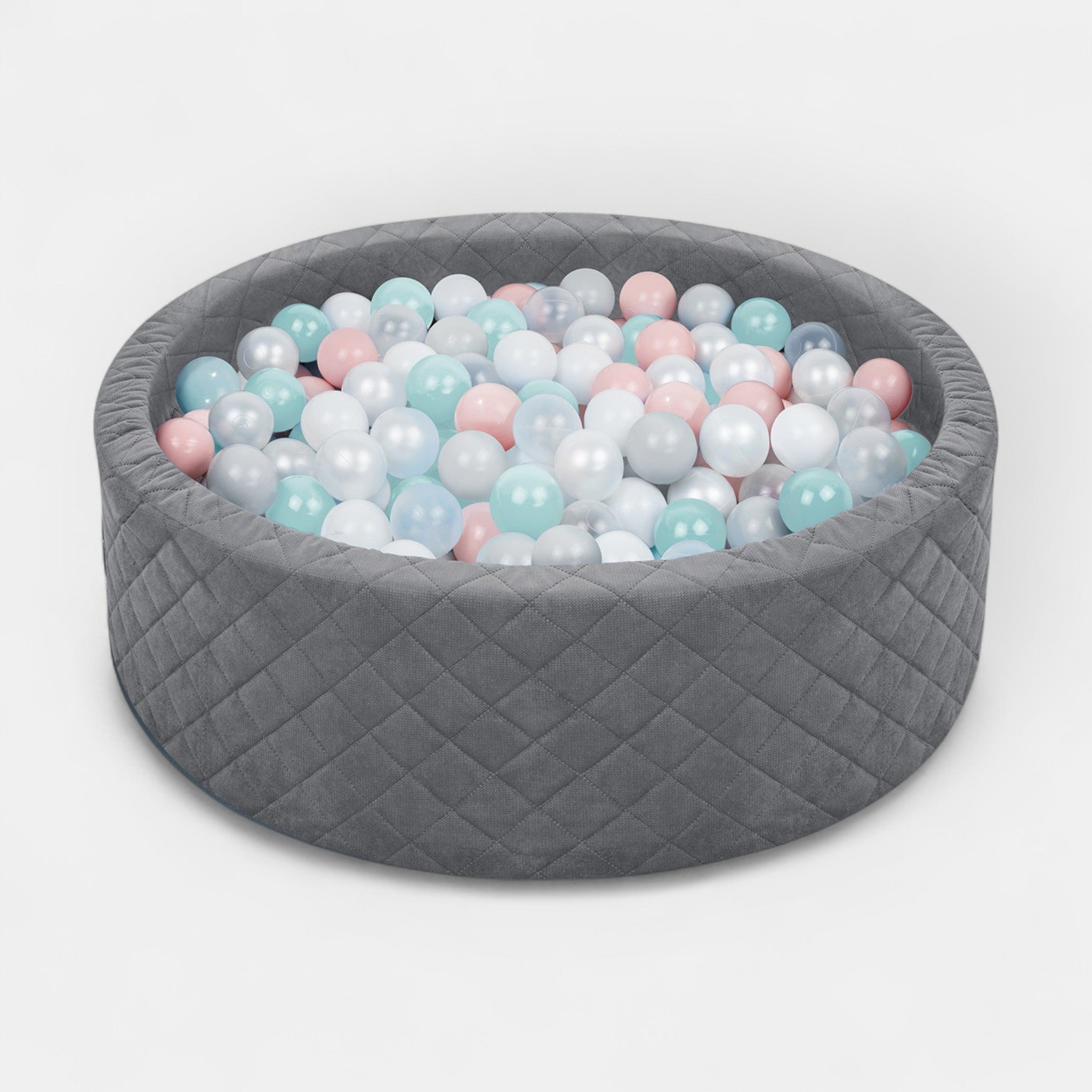 Piscine à balles pour enfants Gris foncé