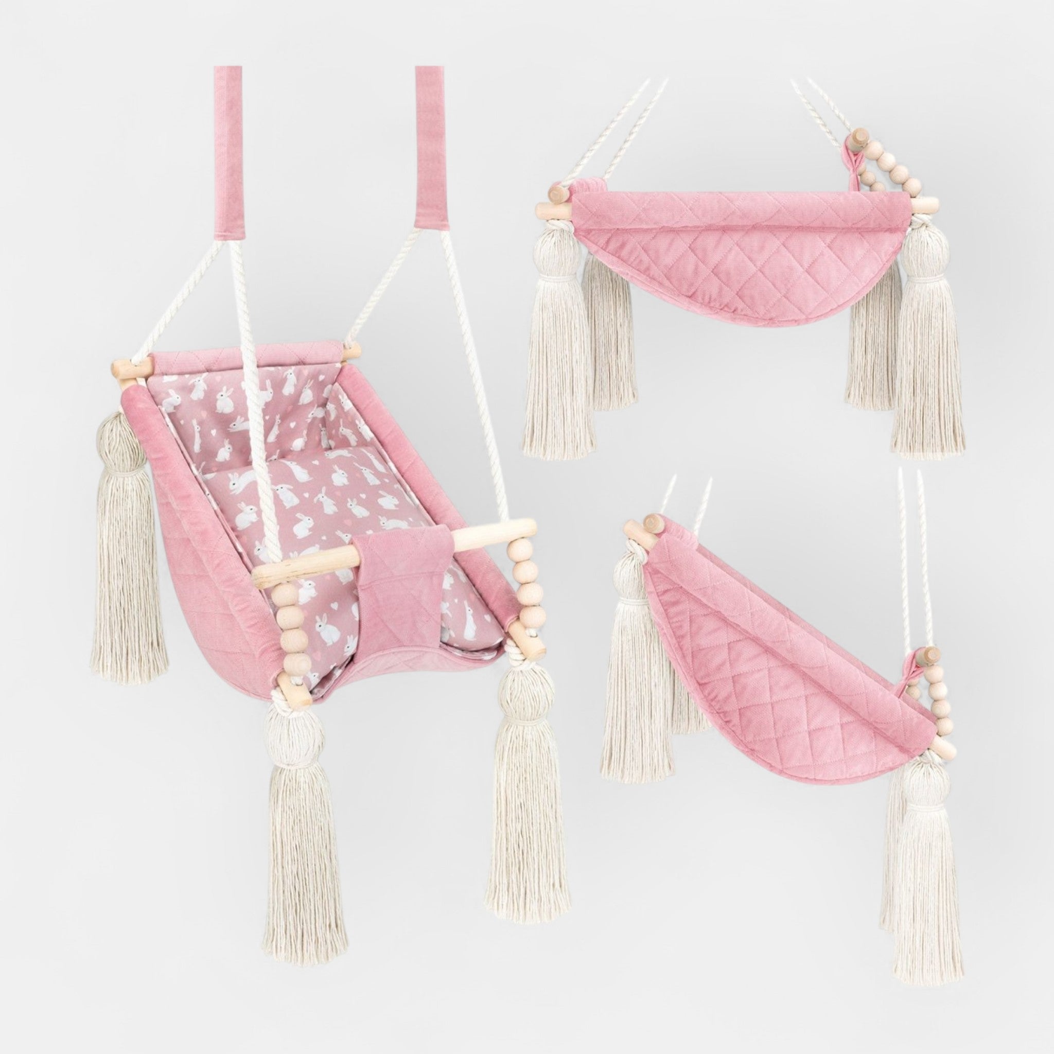Babyschaukel 3in1 Rosa