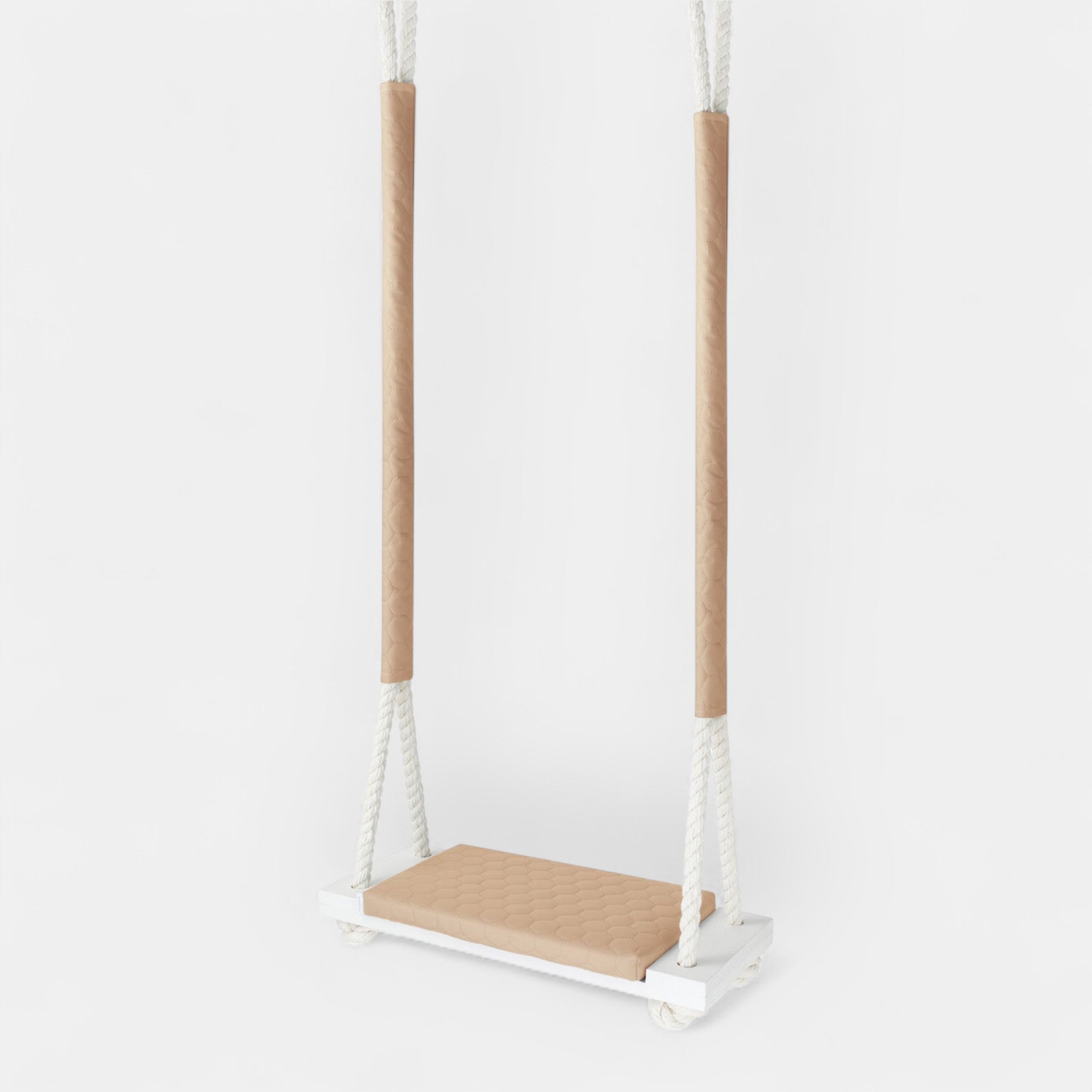Kinderschaukel aus Holz für Haus und Garten - Beige