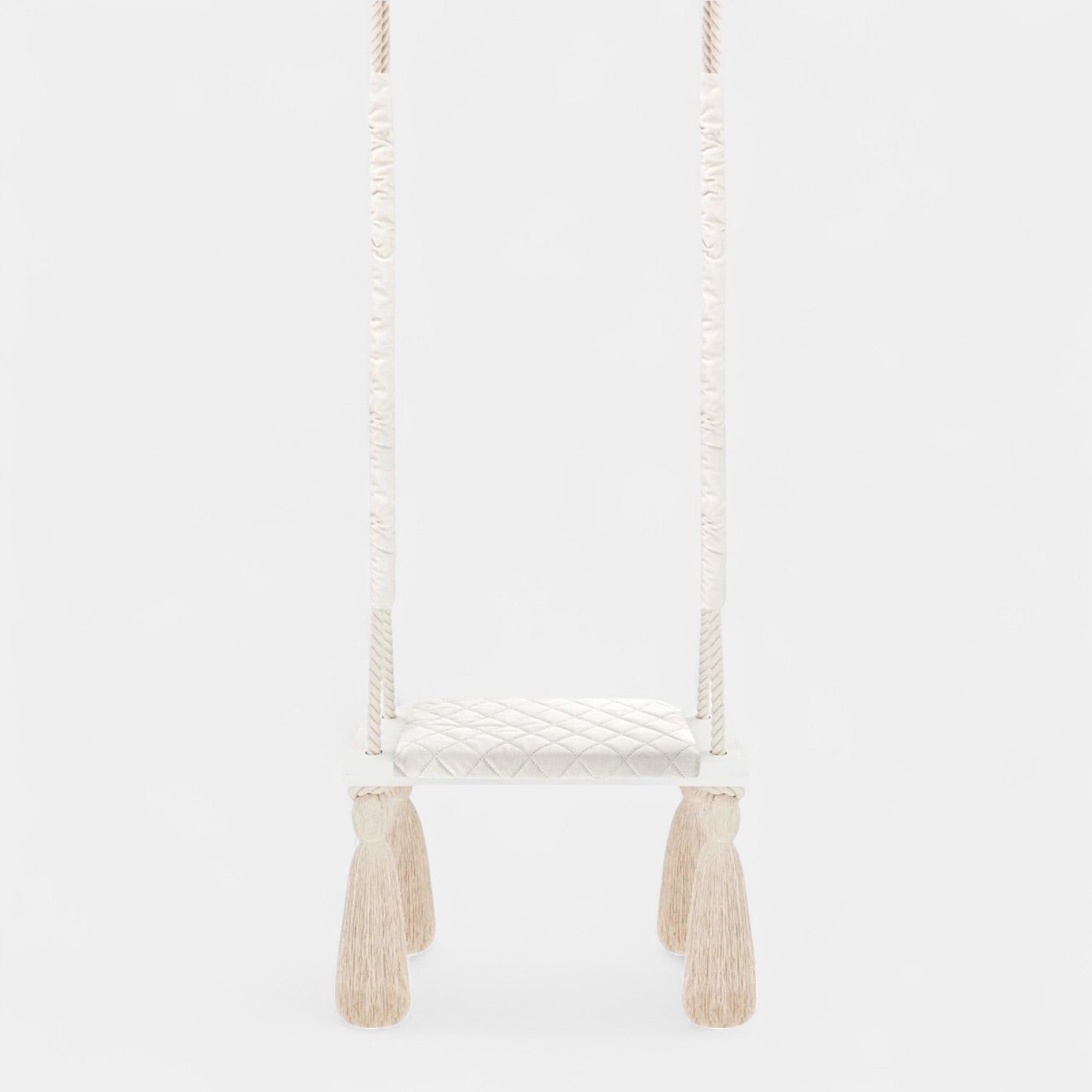 Houten schommel voor binnen Beige