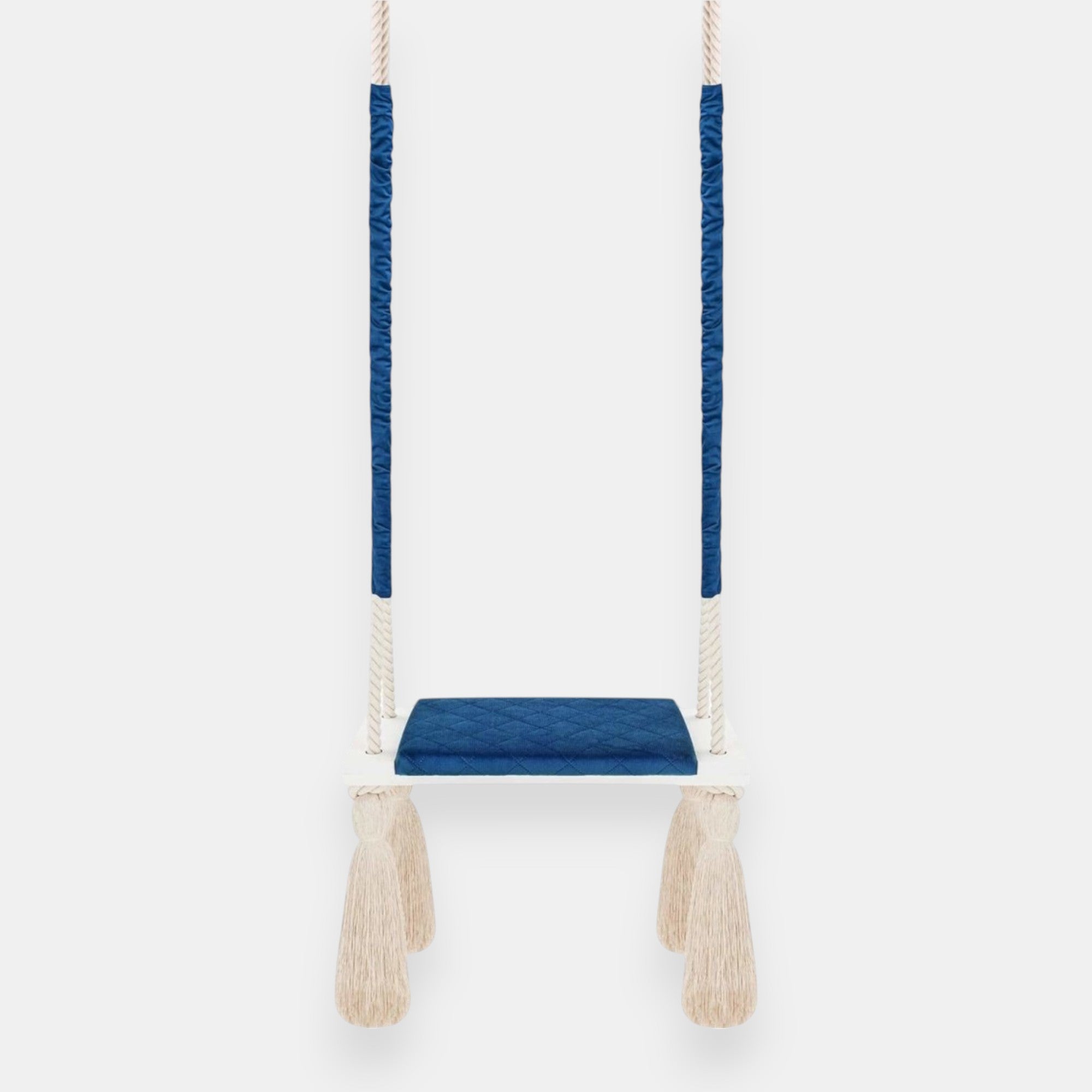Balançoire d'intérieur en bois Bleu marine