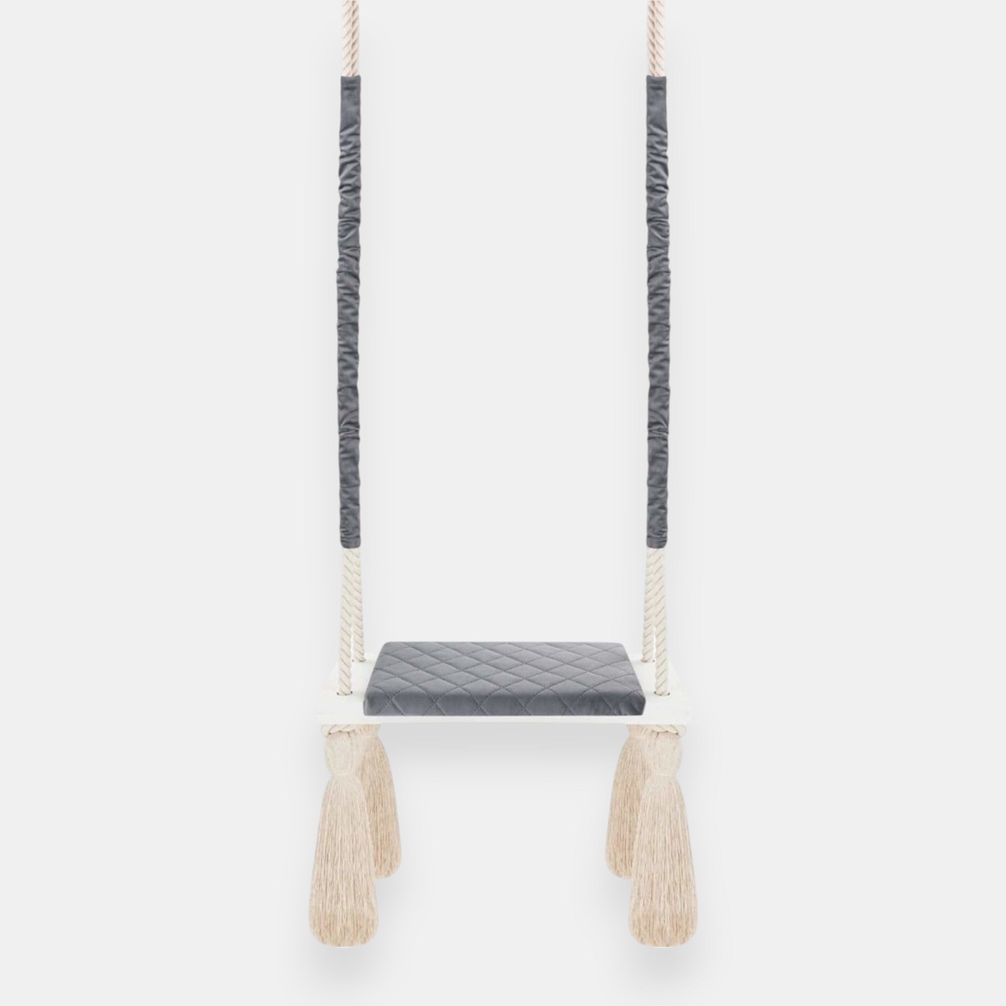 Houten schommel voor binnen Donkergrijs