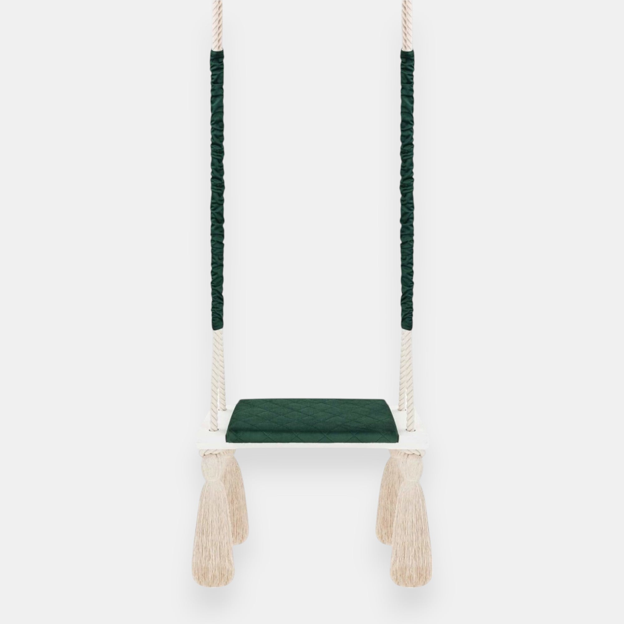 Houten schommel voor binnen Groen