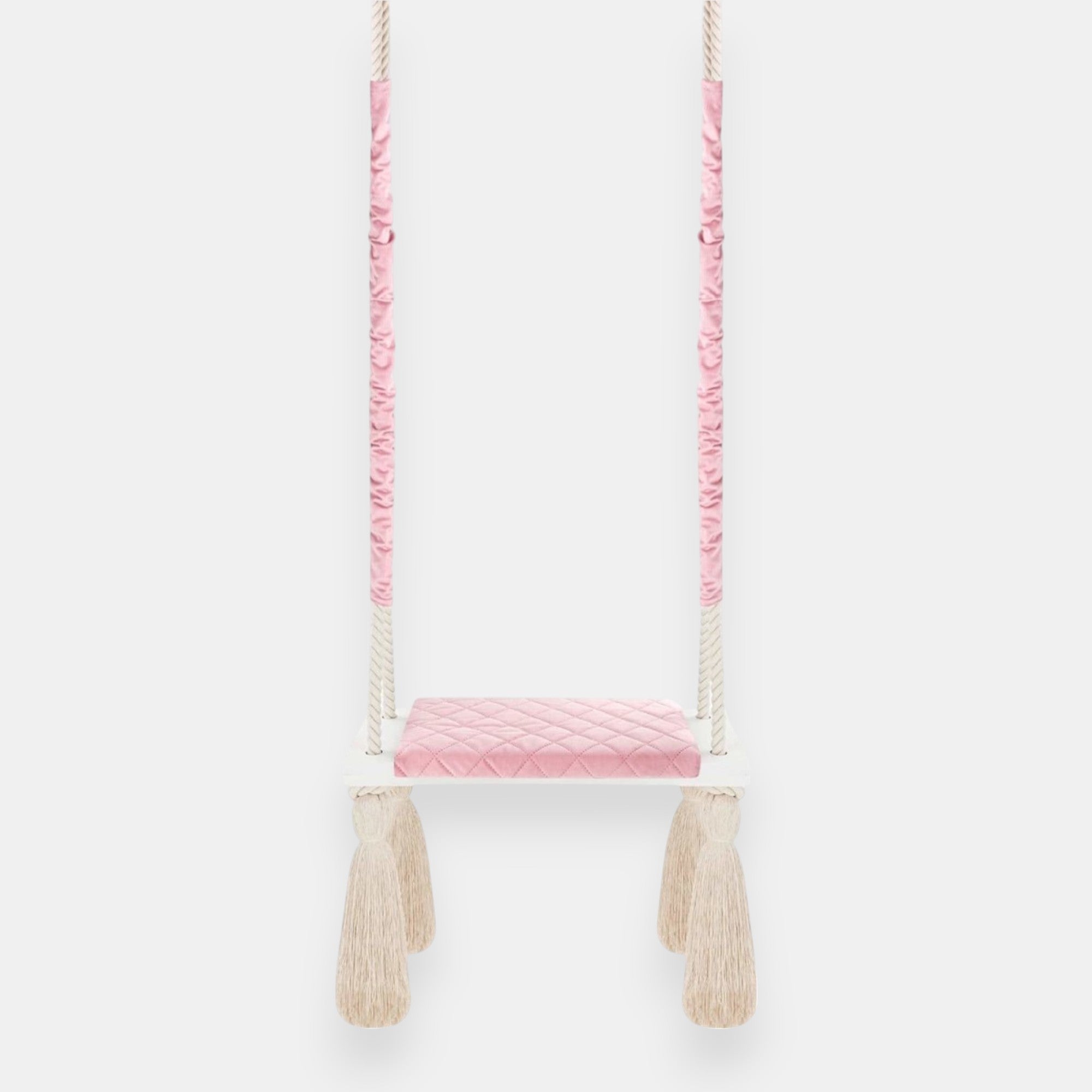 Houten schommel voor binnen Roze