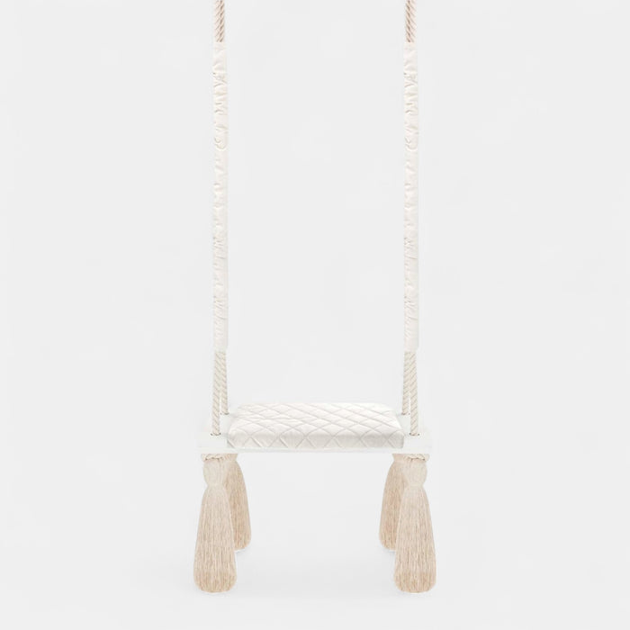 Houten schommel voor binnen Beige