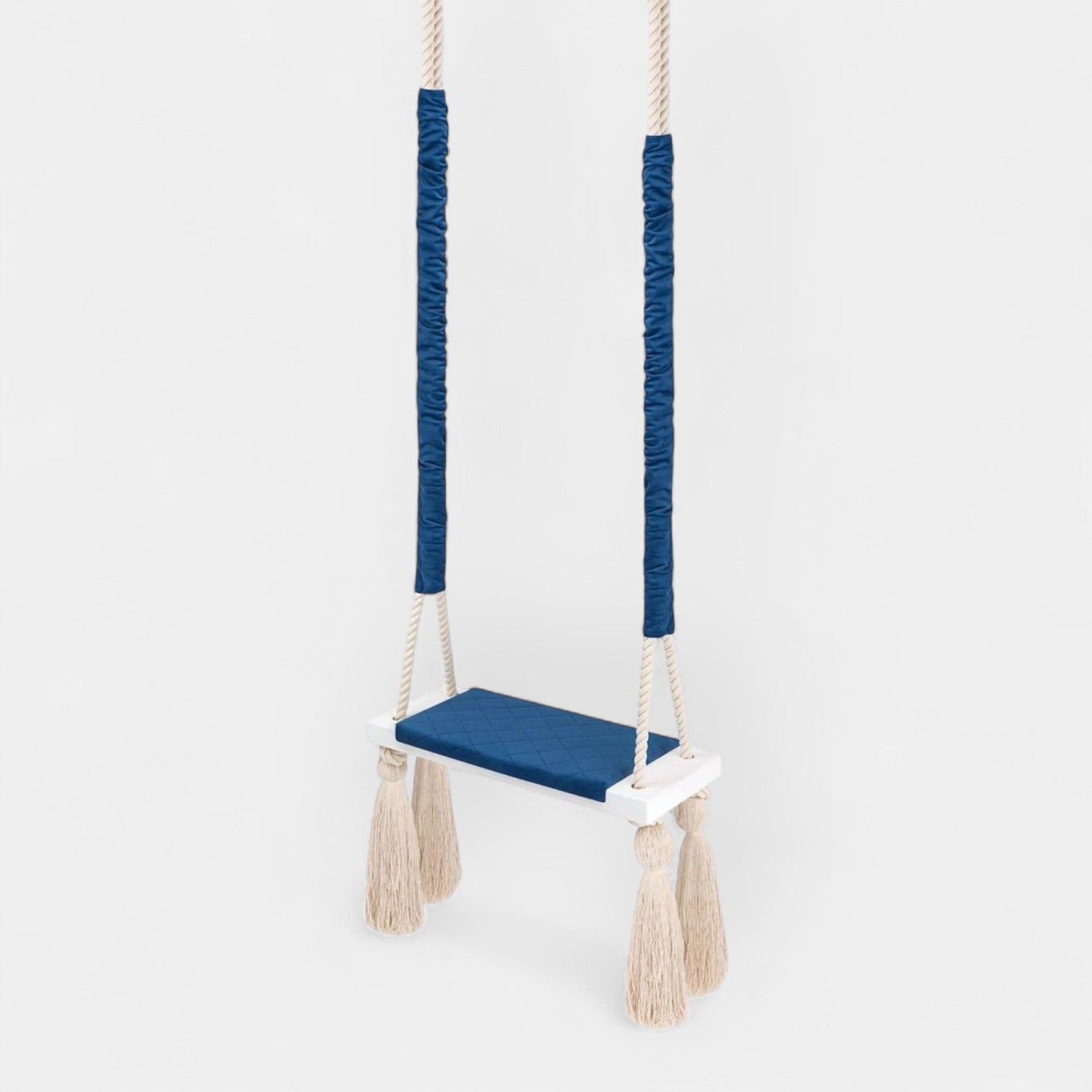 Balançoire d'intérieur en bois Bleu marine
