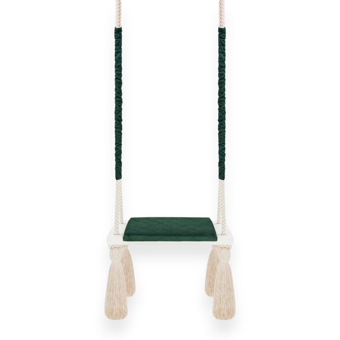 Balançoire d'intérieur en bois Vert