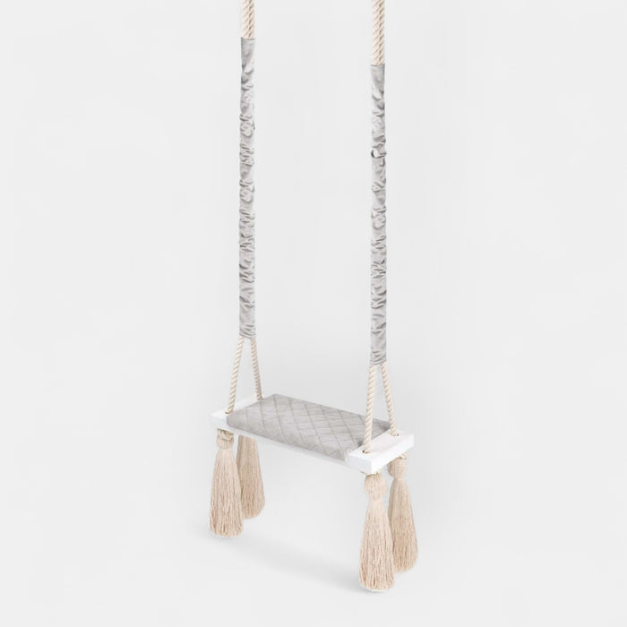 Balançoire d'intérieur en bois Gris clair