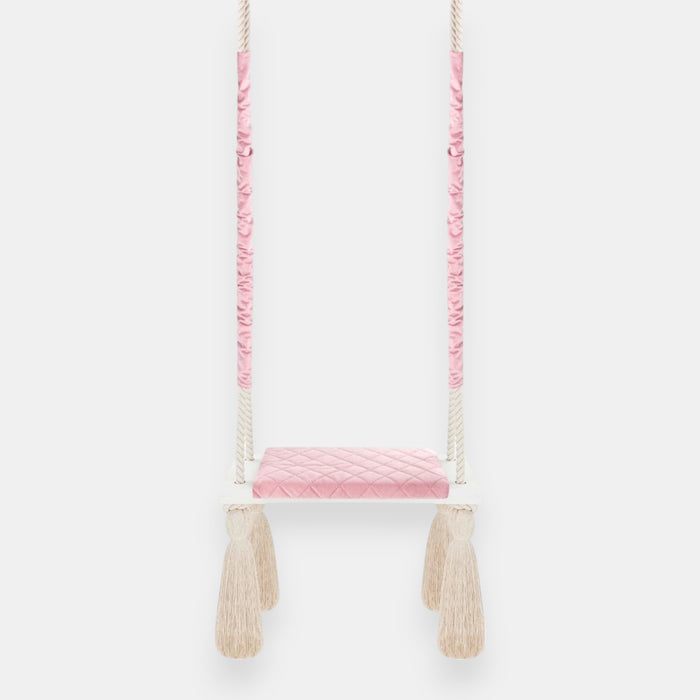 Balançoire d'intérieur en bois Rose