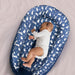 Nid et couverture pour bébé - ensemble de 2 éléments Petits amis  Bleu marine guguplanet 