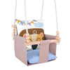 Balançoire pour bébé avec coussins en coton double face LION guguplanet 