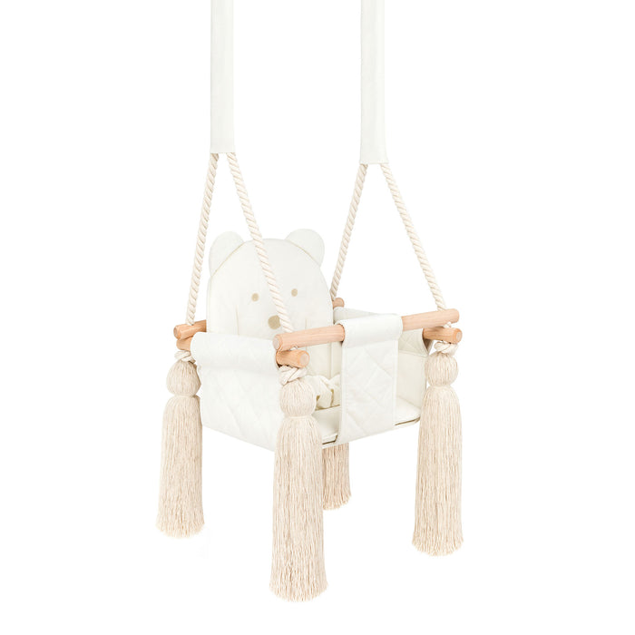 Balançoire d'intérieur sûre pour bébé Beige guguplanet 