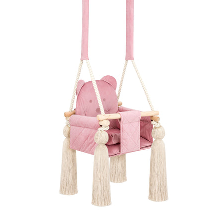 Balançoire d'intérieur sûre pour bébé Rose guguplanet 