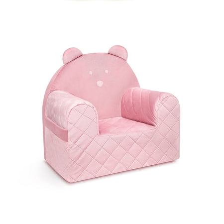 Fauteuil Ours pour une chambre d'enfant Rose guguplanet 