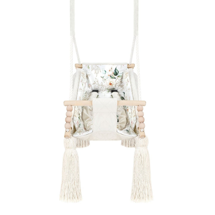 Balançoire pour bébé 3en1 Beige guguplanet 