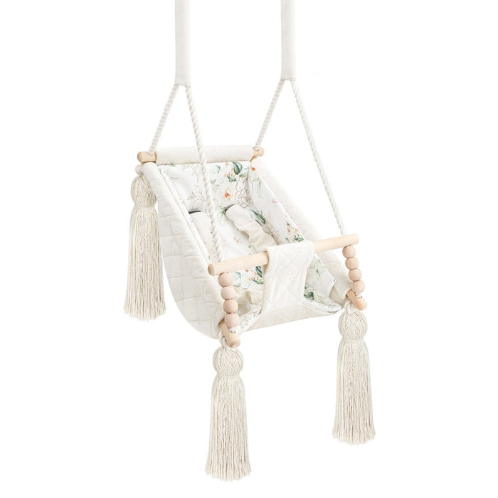 Balançoire pour bébé 3en1 Beige guguplanet 