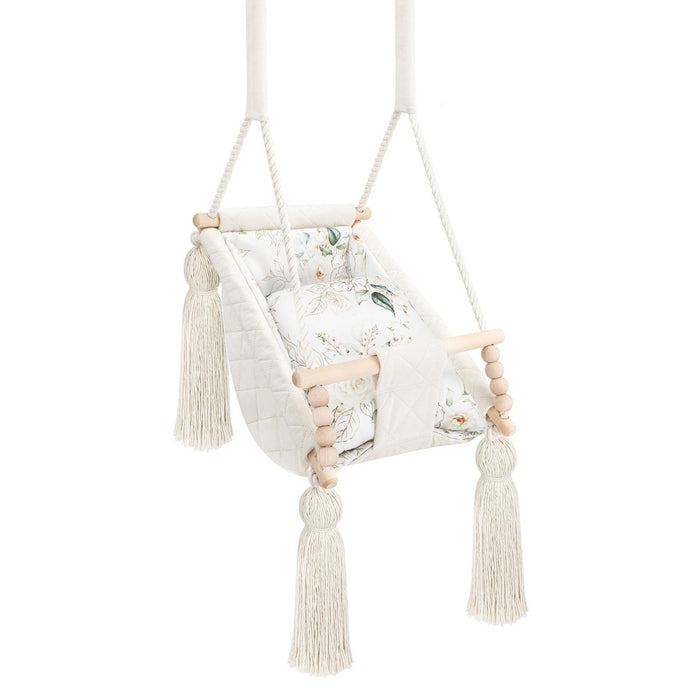 Balançoire pour bébé 3en1 Beige guguplanet 