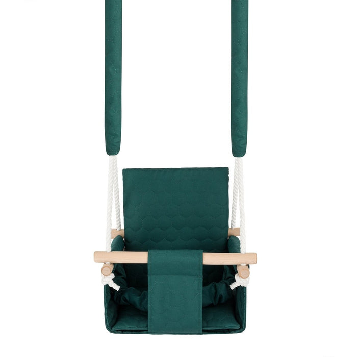 Balançoire d'extérieur sécurisée pour bébé - Vert guguplanet 