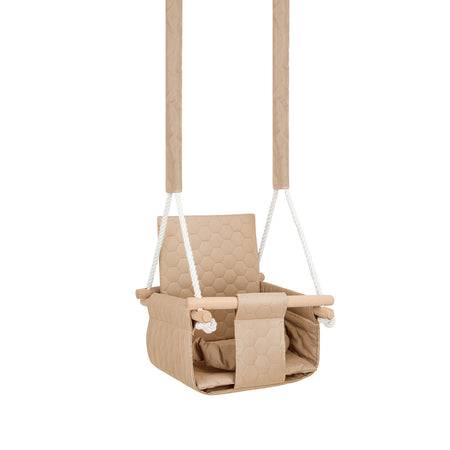 Balançoire d'extérieur sécurisée pour bébé - Beige guguplanet 