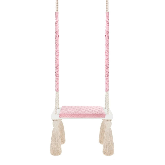 Balançoire d'intérieur en bois Rose guguplanet 